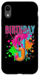 Coque pour iPhone XR Neuf 9 ans 9e anniversaire Joyeux anniversaire garçon 9 ans