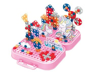 Eddy Toys Jeux de Construction Licorne - Bricolage Enfant - Activites Manuelles pour Enfants 228 pièces - Puzzle 3D Enfant - Jeu Mosaique Enfant - Jeu de Construction Enfant