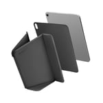 tomtoc Smart Folio Housse pour 13 Pouces iPad Air 2024 M2, Housse de Protection Amovible et Fine avec 4 Modes Utilisation et Matériau Fibre de Verre Ultra-léger, Couverture Magnétique pour Pencil