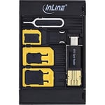 InLine 35091 SIM-Box, SIM Card Adapter and Accessory Box with OTG Card Reader