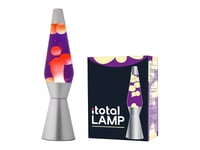 iTotal - Lava Lamp - Purple Liquid and Yellow Wax - 36 cm (1270401)