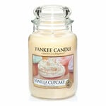 NEW Large Jar Scented Candle Vanilla Cupcake Up To 150 Hours Burn Time This Lar