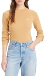 Levi's Women's Crew Rib Sweater, tan, S