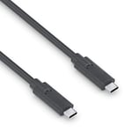 PureLink câble USB-C vers USB-C, USB 3.1 Gen 2 avec transfert de données 10 Go/s, noir, 1,00 m