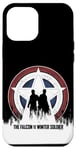 Coque pour iPhone 12 Pro Max Marvel The Falcon And The Winter Soldier Duo Silhouette Logo