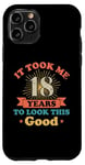 Coque pour iPhone 11 Pro Live Legend 18th years Vintage Birthday Party Celebration