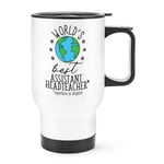 Worlds Best Assistant Headteacher Travel Mug Cup Handle End Of Term Thank You