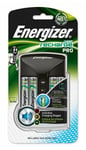 Energizer PRO AA AAA Battery Charger + 4x AA 2000mAh NiMH Rechargeable Batteries