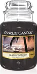 Yankee Candle Black Coconut Large Jar 623g Burn time 110-150 hours