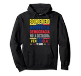 Support Venezuela Flag | Bioingeniero Apoyo Democracia Pullover Hoodie