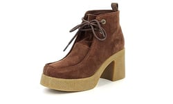 KICKERS Femme Claire Bottine, Marron, 41 EU