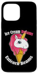 iPhone 13 Pro Max Ice Cream Dreams Unicorn Beams Sweets Magical Treat Case