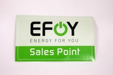 EFOY Brenselcelle - Klistremerke Sales Point