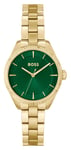 BOSS 1502729 Sage (32mm) Green Dial / Gold Stainless Steel Watch