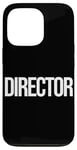 Coque pour iPhone 13 Pro Directeur créatif Filmmaker Film Crew pour hommes, femmes et enfants