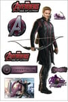 Stickers Hawkeye Avengers 27x40cm