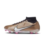 NIKE Men's Zoom Superfly 9 Academy Fg/Mg Sneaker, Metallic Copper Metallic Copper, 12.5 UK