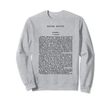 Bleak House Charles Dickens First Page Sweatshirt