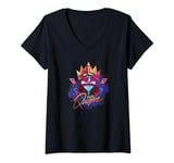 Disney Snow White and the Seven Dwarfs Evil Queen Emblem T-Shirt avec Col en V