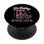 Fête d'anniversaire assortie pour la famille Diva Queens Femmes Filles PopSockets PopGrip Adhésif