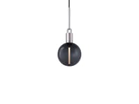 Buster+Punch - Forked Globe Pendel Dim. Medium Smoked/Steel