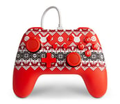 PowerA Wired Controller for Nintendo Switch - OLED Model, Nintendo Switch and Nintendo Switch Lite - Pokémon Holiday Sweater, Gamepad, Game Controller, Wired Controller, Officially Licensed