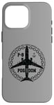 Coque pour iPhone 16 Pro Max P-8 Poseidon Avion militaire style vintage avant et arrière