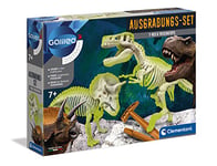 Clementoni Galileo Science Kit d’excavation pour petits explorateurs - Jouet pour enfants à partir de 7 ans - Excavation de fossiles de dinosaures à l’aide d’un marteau et d’un burin