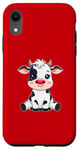 iPhone XR Red Cow Nose Funny Day 2024 Red Cow Nose Kids Girls Case