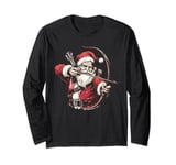 Santa Archery Shooting Sport Lover Archer Christmas Pajama Long Sleeve T-Shirt