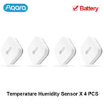 Aqara-Capteur de température intelligent,pression atmosphérique,humidité,environnement,télécommande Zigbee,pour Xiaomi ata jia Andrea Homekit - Type 4pcs Humidity Sensor