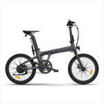 Vélo électrique pliant ADO Air 20 - Moteur 250W Batterie 36V9.6Ah Assisté Autonomie 100KM Freins à Disque Hydrauliques - Gris - Neuf