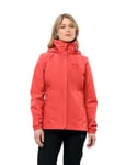 Jack Wolfskin Stormy Point 2l JKT W Jacket, Bright Red, XXL Women's