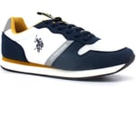 Chaussures U.S Polo Assn.  U.S. POLO ASSN. Sneaker Uomo White Blu NOBIL009