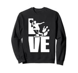 Love Bowling, Strike Master, Bowling Ball, Bowling Lover Sweatshirt