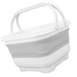 Folding Baby Bath Toy Basket Foldable Bath Toy Organizer Multifunctional For