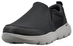 Skechers GO WALK EVOLUTION ULTRA-IMPEC, Men’s Slip On Trainers, Grey (Charcoal Textile Charcoal), 9 (43 EU)