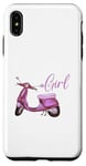 iPhone XS Max Cute Scooter Girl Art For Women Kids Scooter Life Lover Case