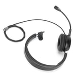 Type‑C Single Ear Headset Business Headset With Noise Canceling Mic And Audio C