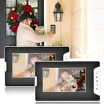 7inch Night Doorbell ID Card Security Intercom Camera Video Door Phon GF0