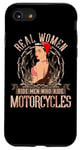 Coque pour iPhone SE (2020) / 7 / 8 Sexy Real Chick Ride Moto Femme Biker Babe Pin Up