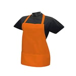 Misemiya - Tablier Enfant Tablier Waiter Tablier Unisex Tablier DE Cuisine Shrinker Chef Tablier Enfant Salopette Ref-865 - Orange, Pack*1