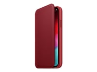 Apple Folio - (Product) Red - Vikbart Fodral För Mobiltelefon - Läder - Röd - För Iphone Xs