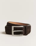 Loake 1880 William Suede Belt Dark Brown