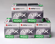 AGFAPHOTO Lot de 5 films APX 400 ISO 36 poses péremption 11/2027