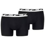 Boxers Puma  MEN EVERYDAY MULTI LOGO BOXERS 2P - BLACK / BLACK - L