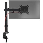 Duronic Single Monitor Arm Stand DM151X2 | PC Desk Mount | BLACK | Steel | Heigh