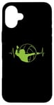 iPhone 16 Plus Volleyball Volleyball Player Heartbeat Volleyball Lover Case