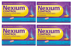 Nexium Control (4 x 7 Pack) Heartburn and Acid Reflux Relief Tablets 20mg