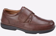 Roamers Dexter Leather Shoe Mens - Brown - Size UK 8